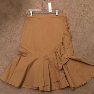 NWT Ann Taylor Ruffled Skirt